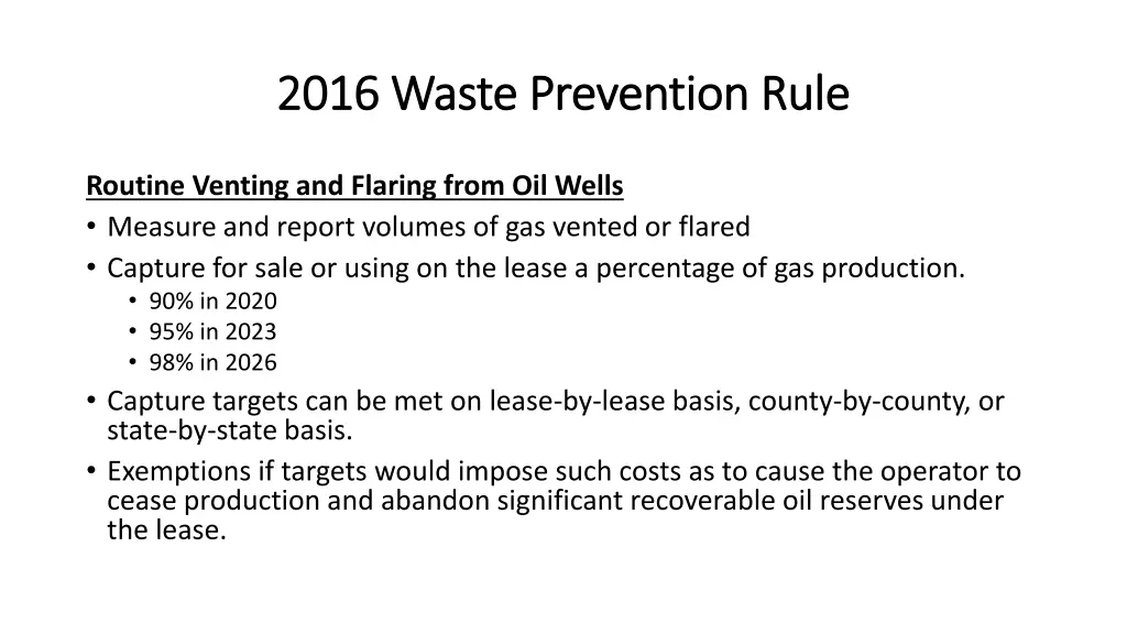 2016 waste prevention rule 2016 waste prevention 1