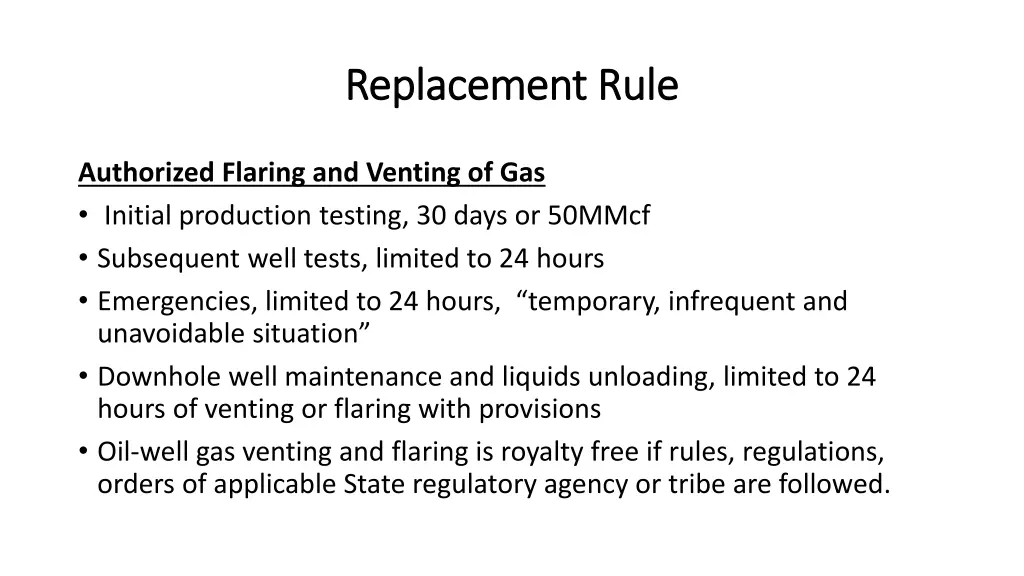 replacement rule replacement rule 1