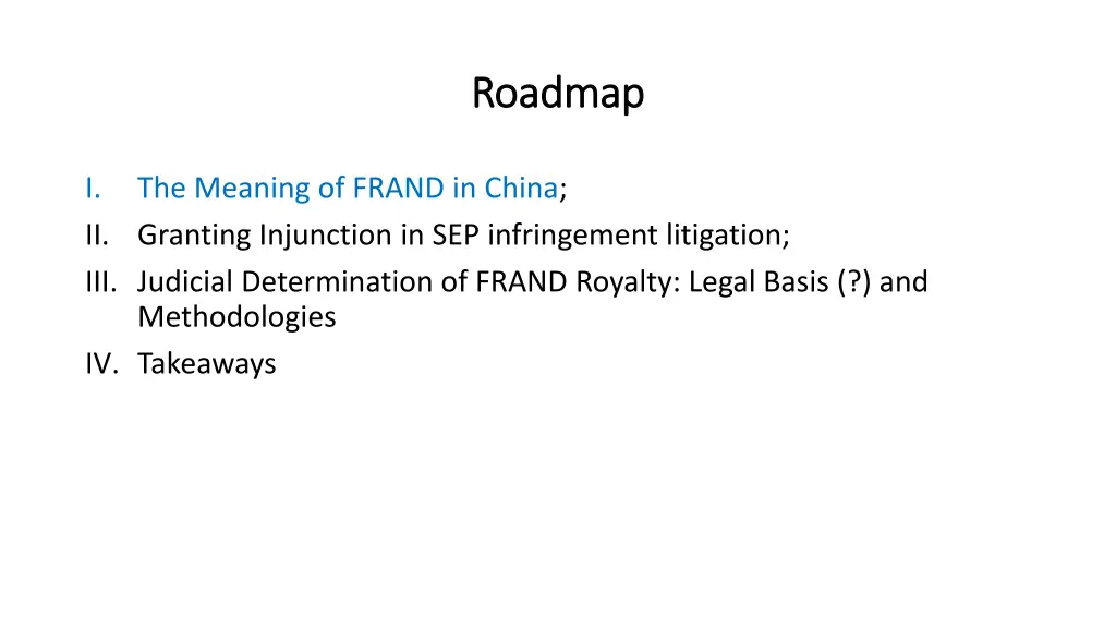 roadmap roadmap