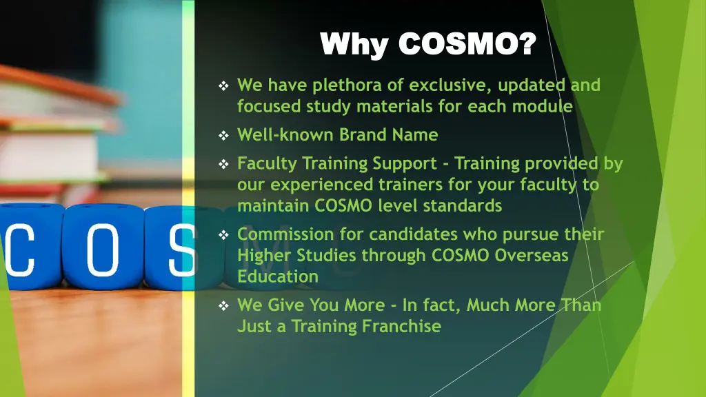 why cosmo why cosmo