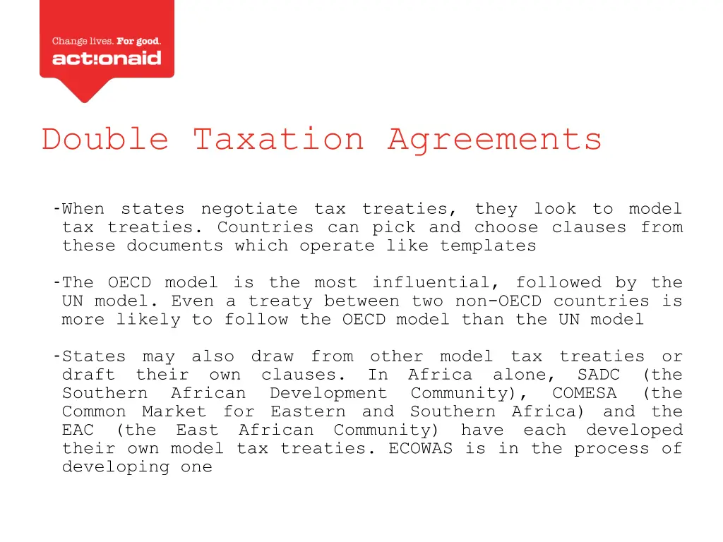 double taxation agreements