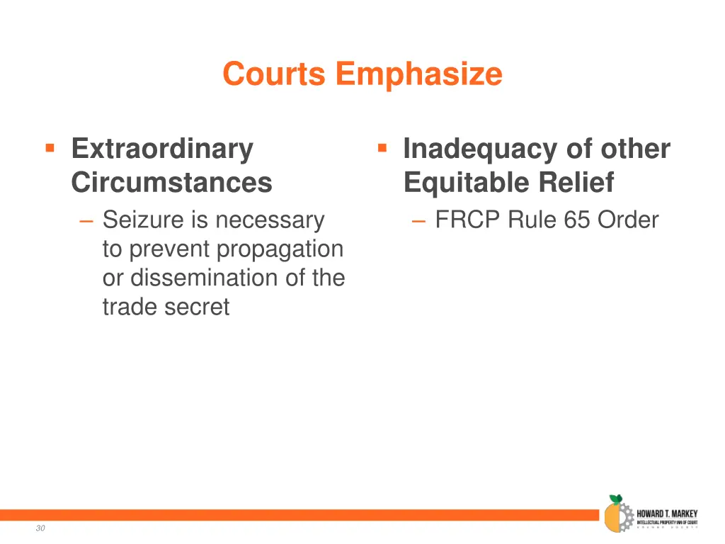 courts emphasize