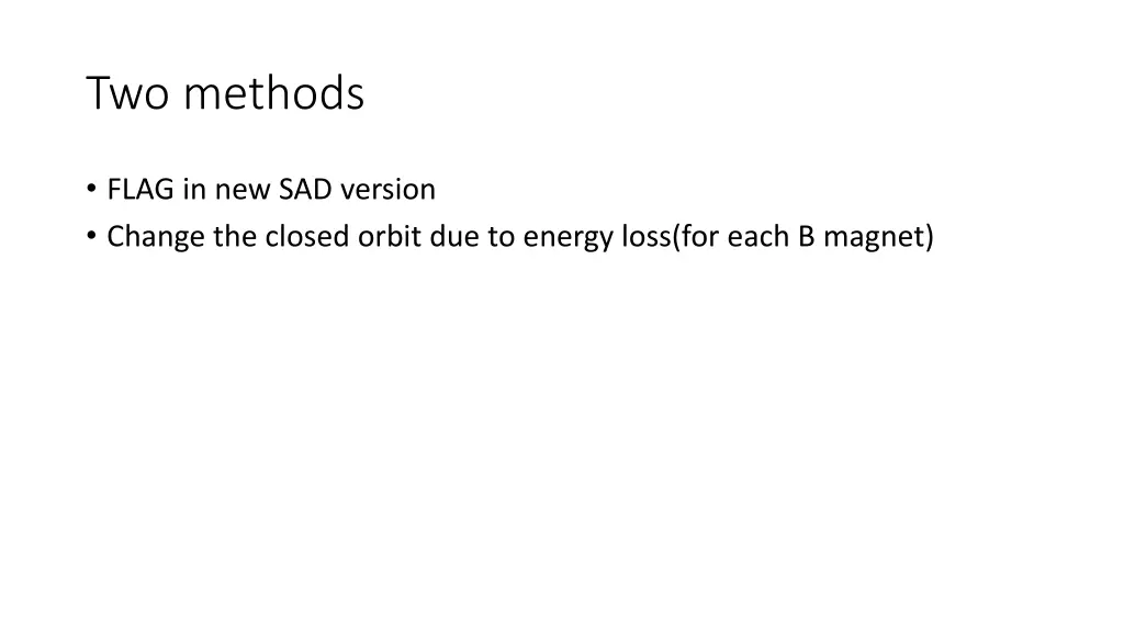 two methods