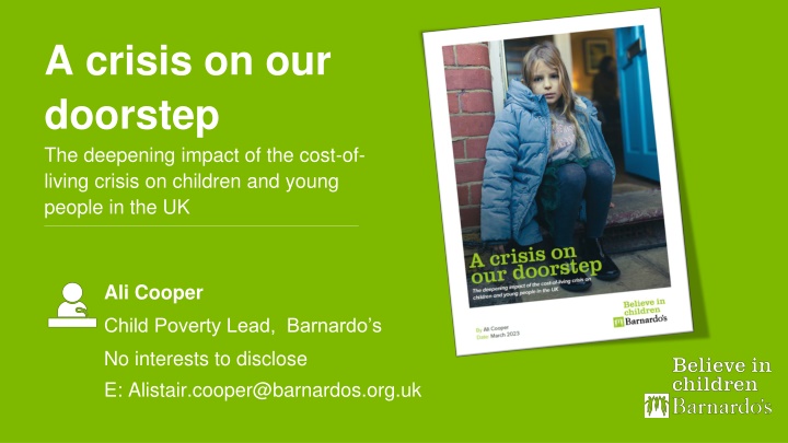 a crisis on our doorstep the deepening impact
