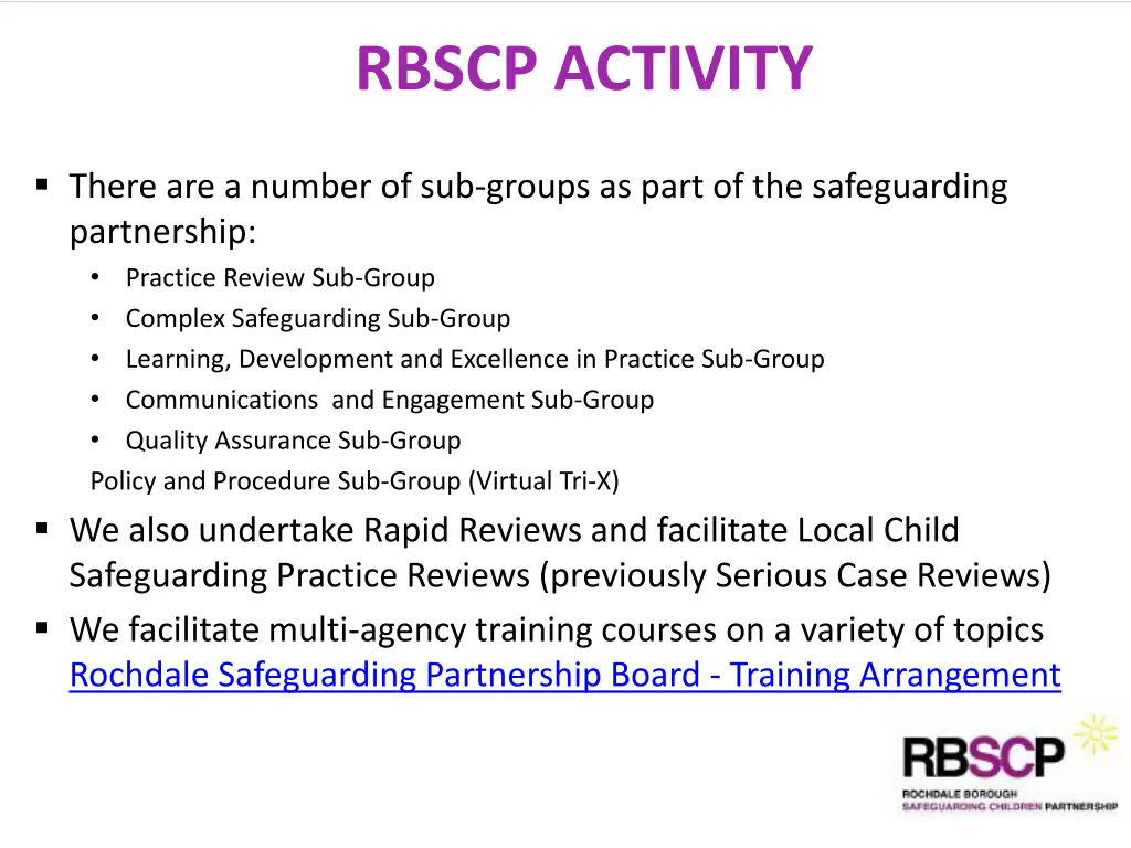 rbscp activity