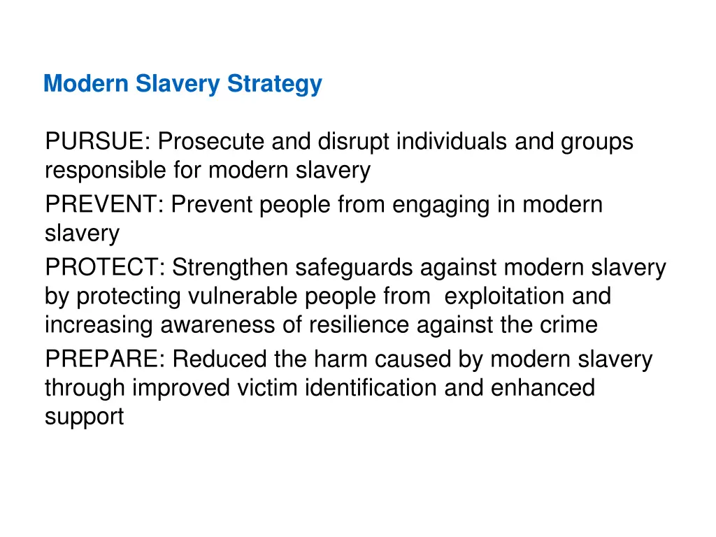 modern slavery strategy 1