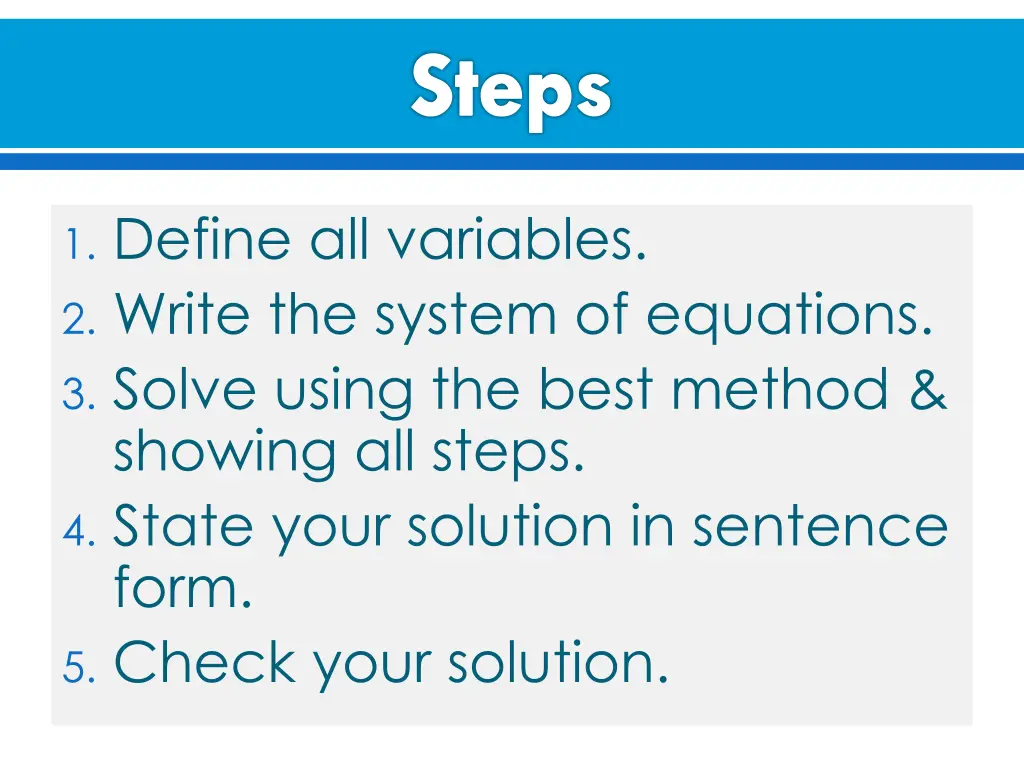 steps