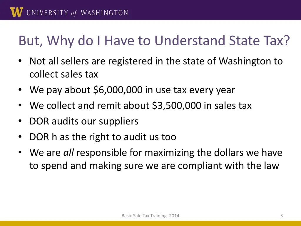 but why do i have to understand state tax