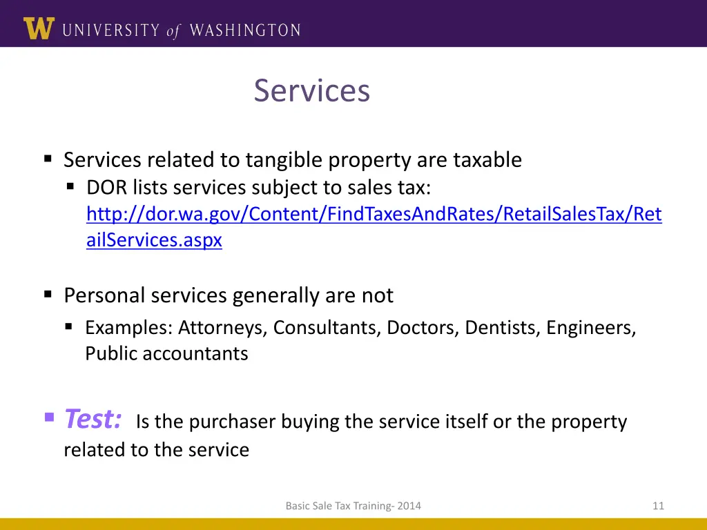 services