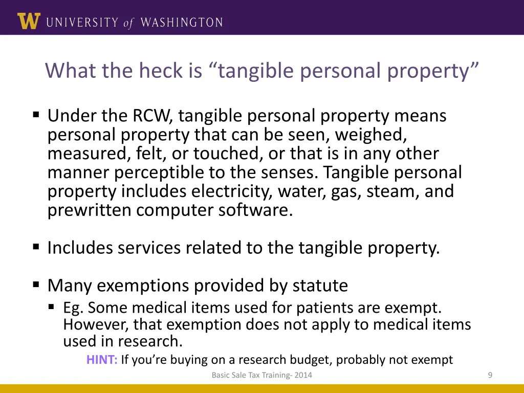 what the heck is tangible personal property