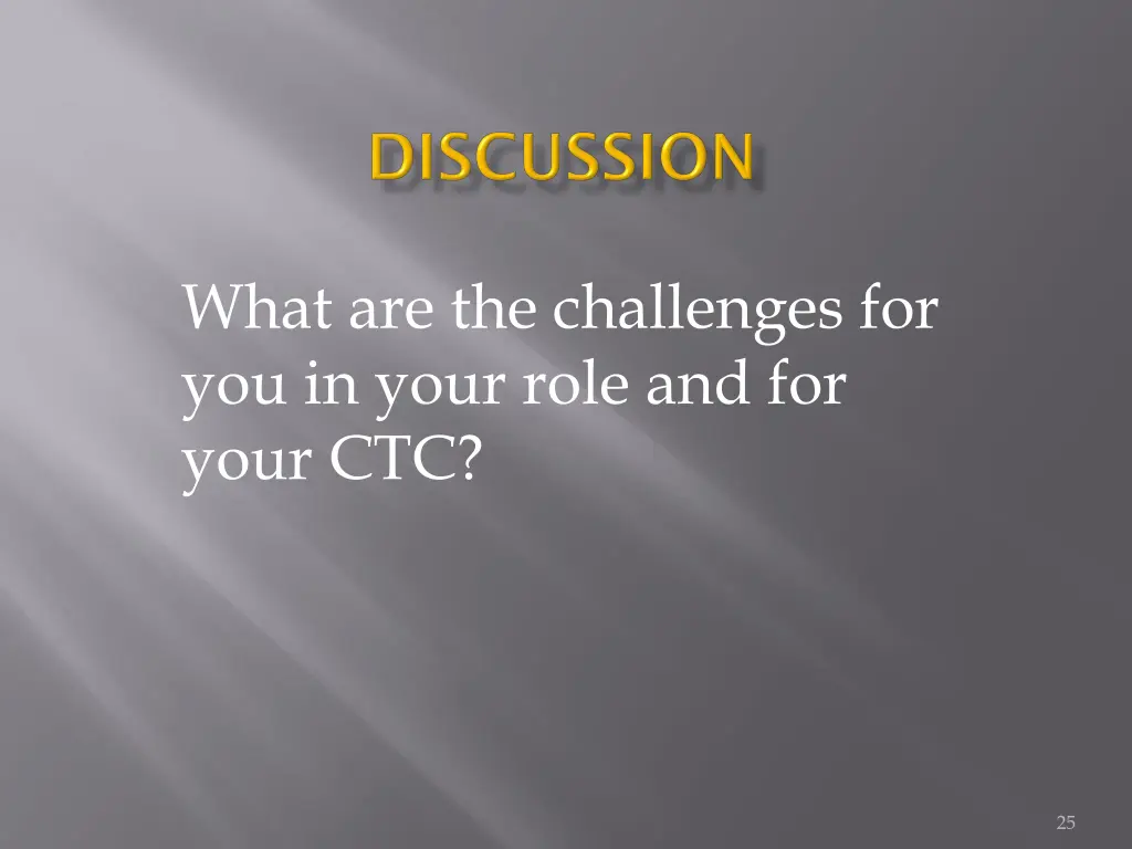 what are the challenges for you in your role