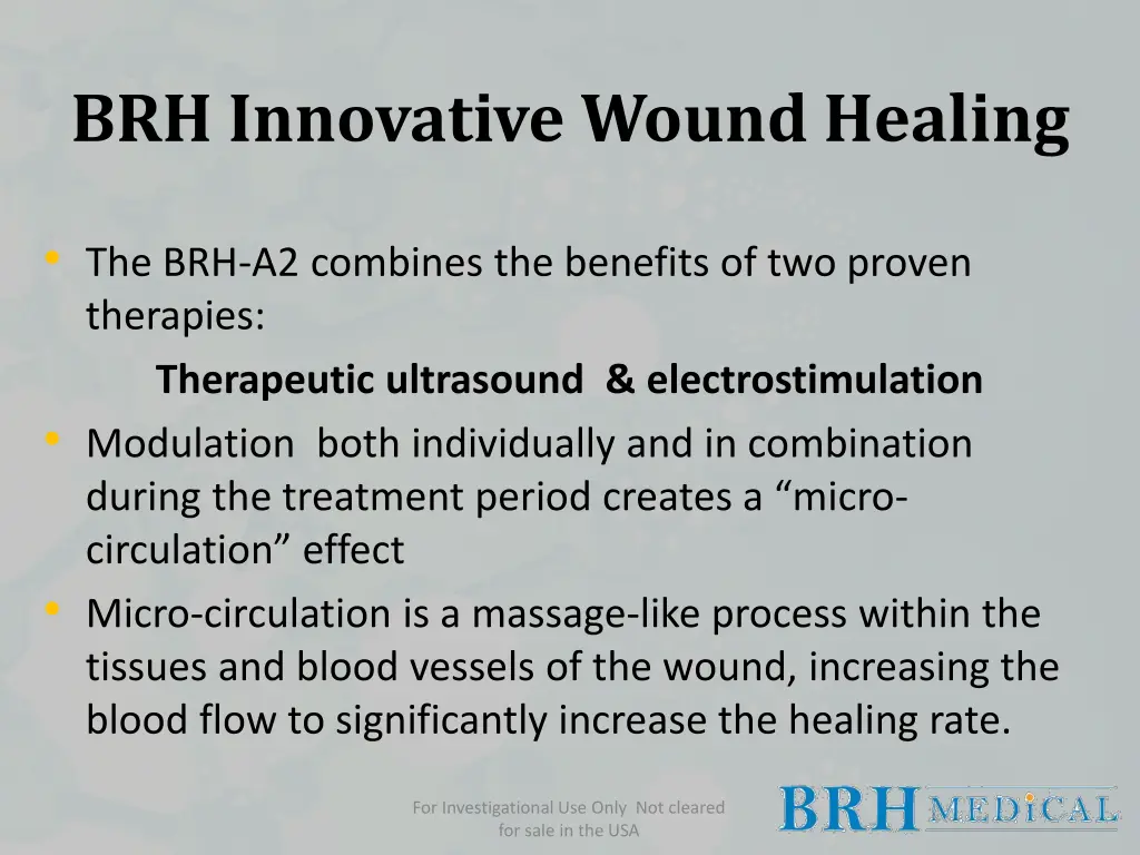 brh innovative wound healing