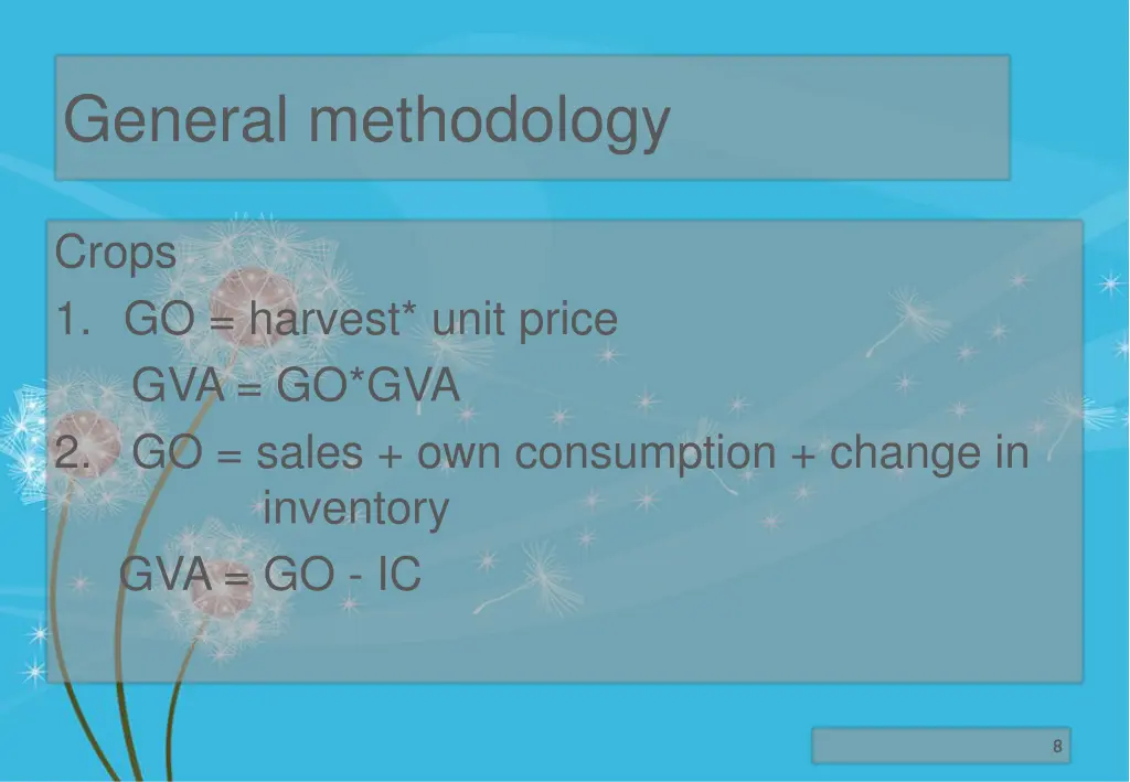 general methodology