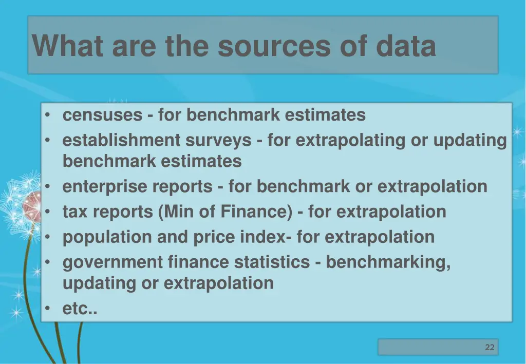 what are the sources of data