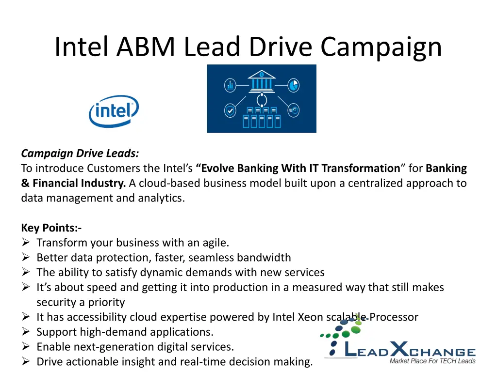 intel abm lead drive campaign