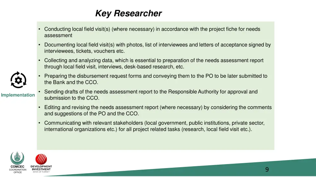 key researcher