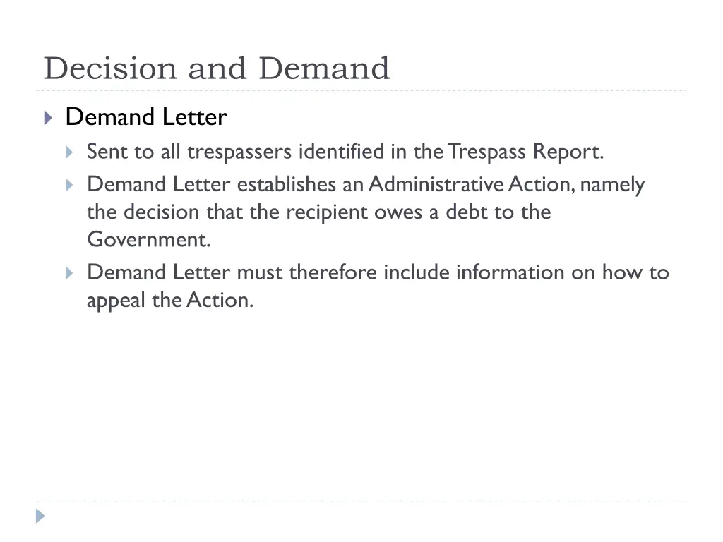 decision and demand