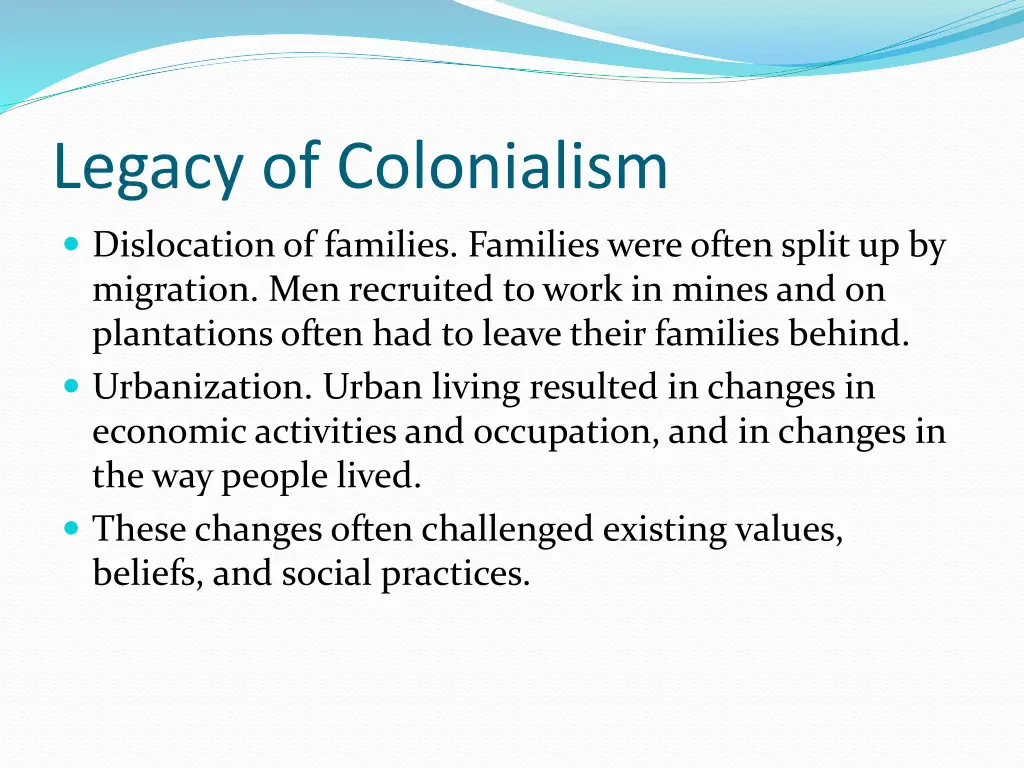 legacy of colonialism 2