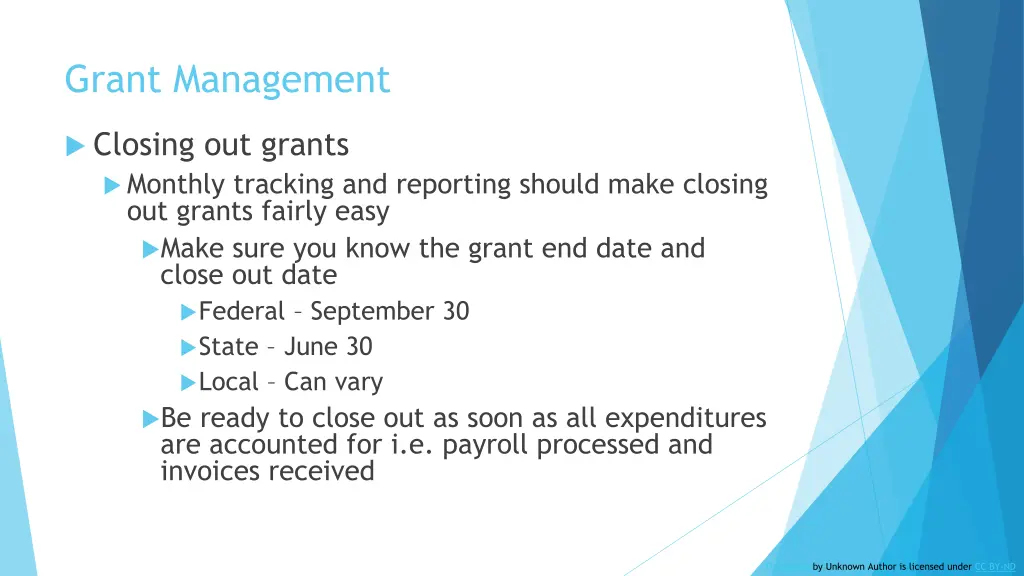grant management 6