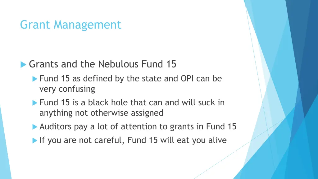 grant management