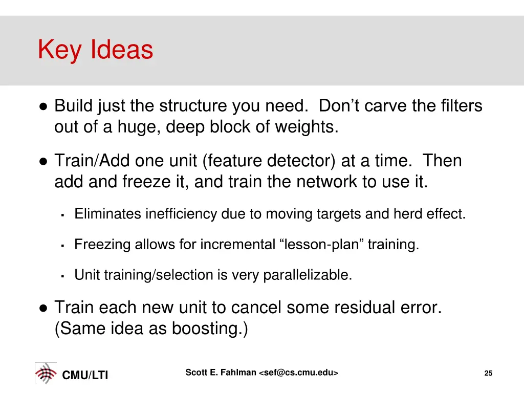 key ideas