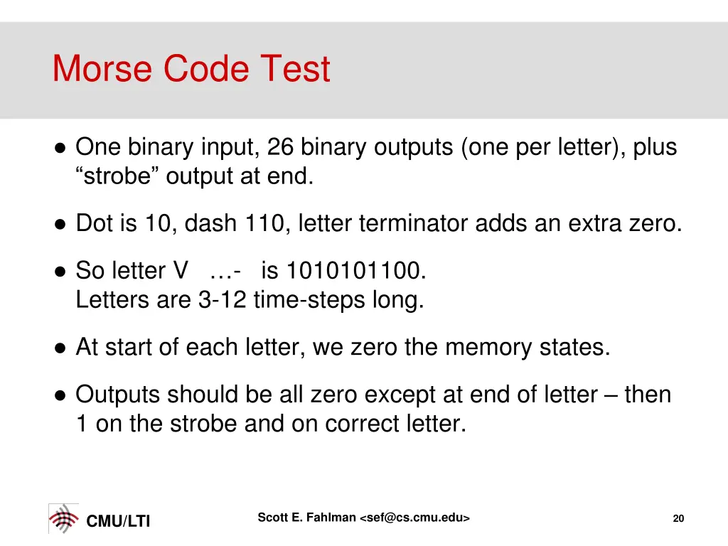 morse code test