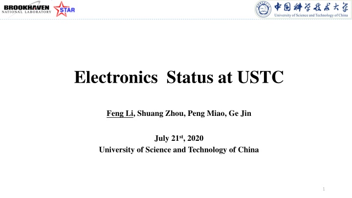electronics status at ustc