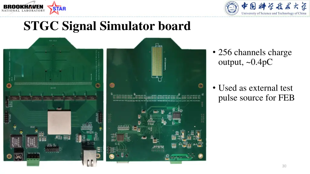 stgc signal simulator board