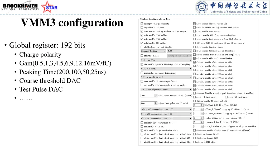vmm3 configuration