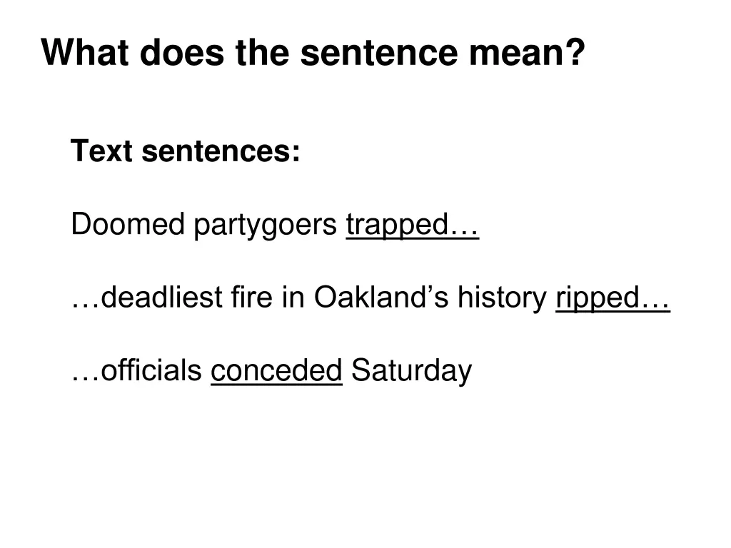 what does the sentence mean 2