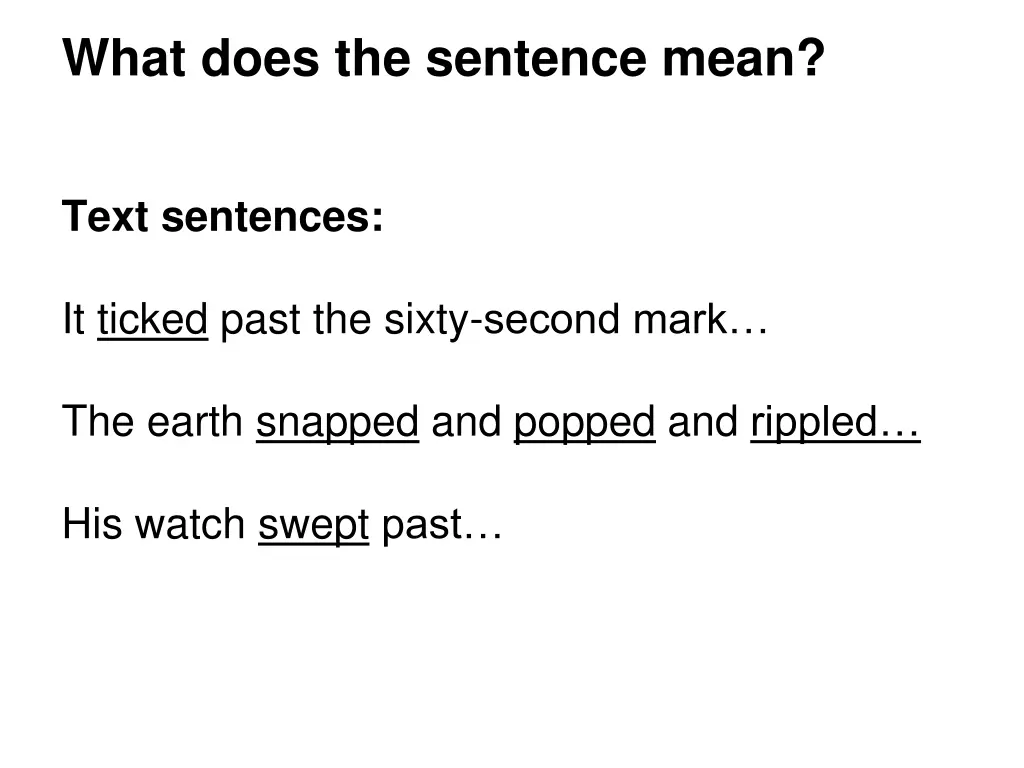 what does the sentence mean