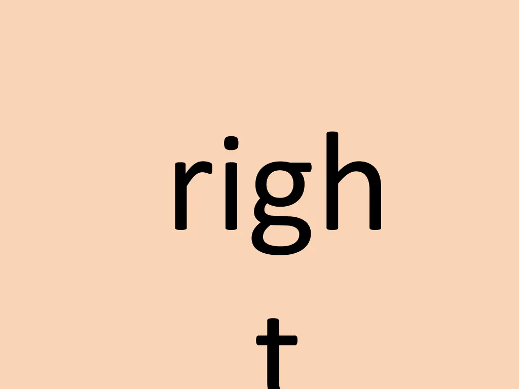 righ t