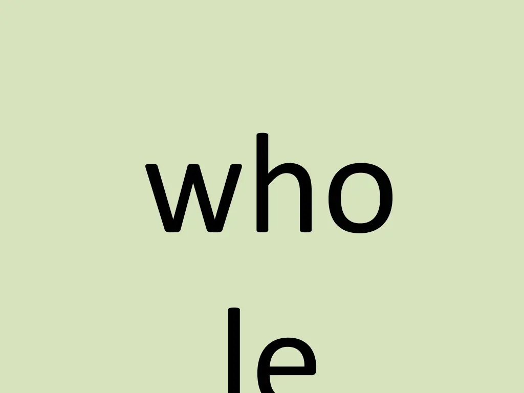 who le