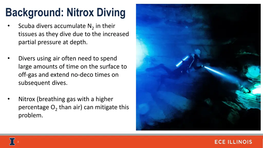 background nitrox diving scuba divers accumulate