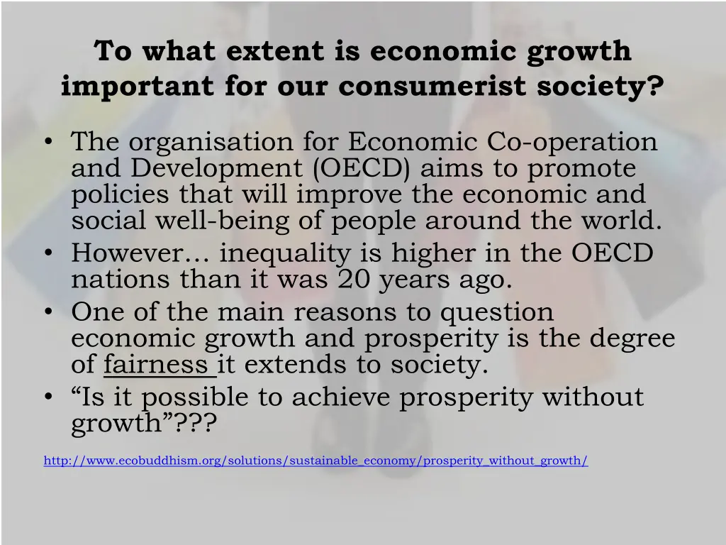 to what extent is economic growth important 3