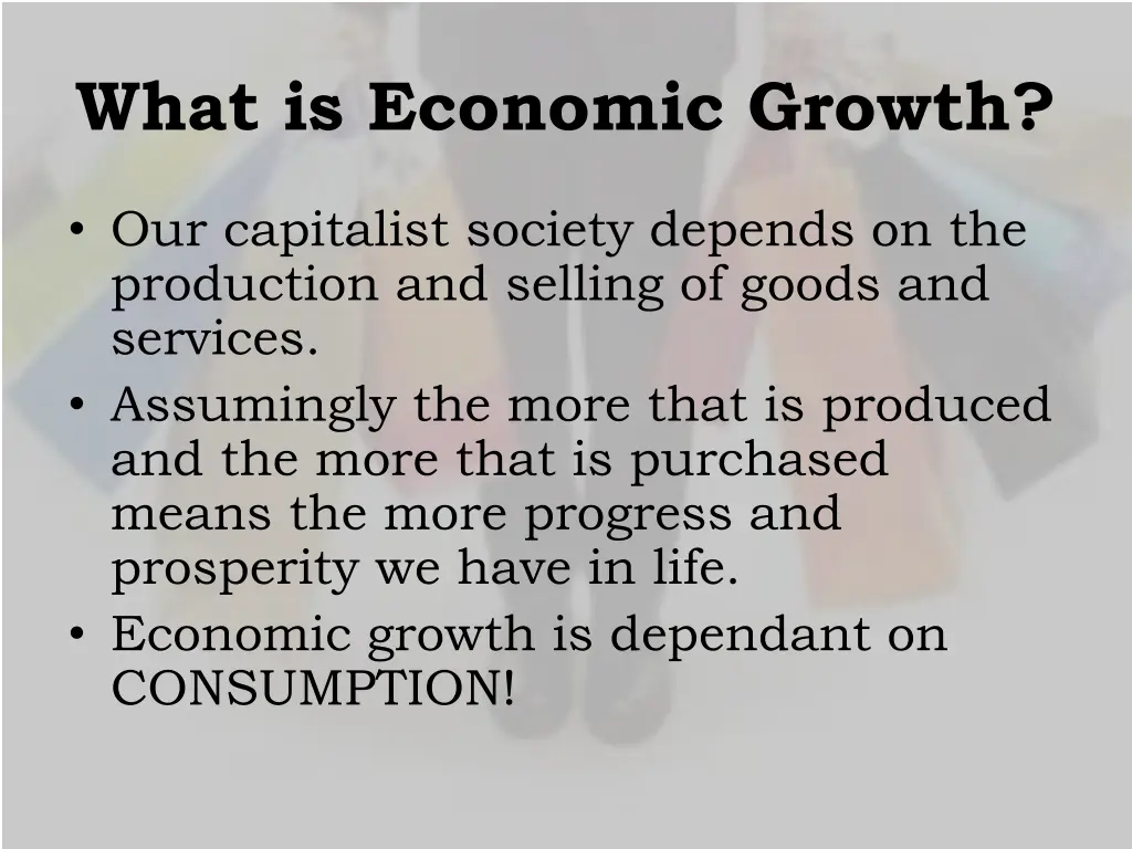 what is economic growth