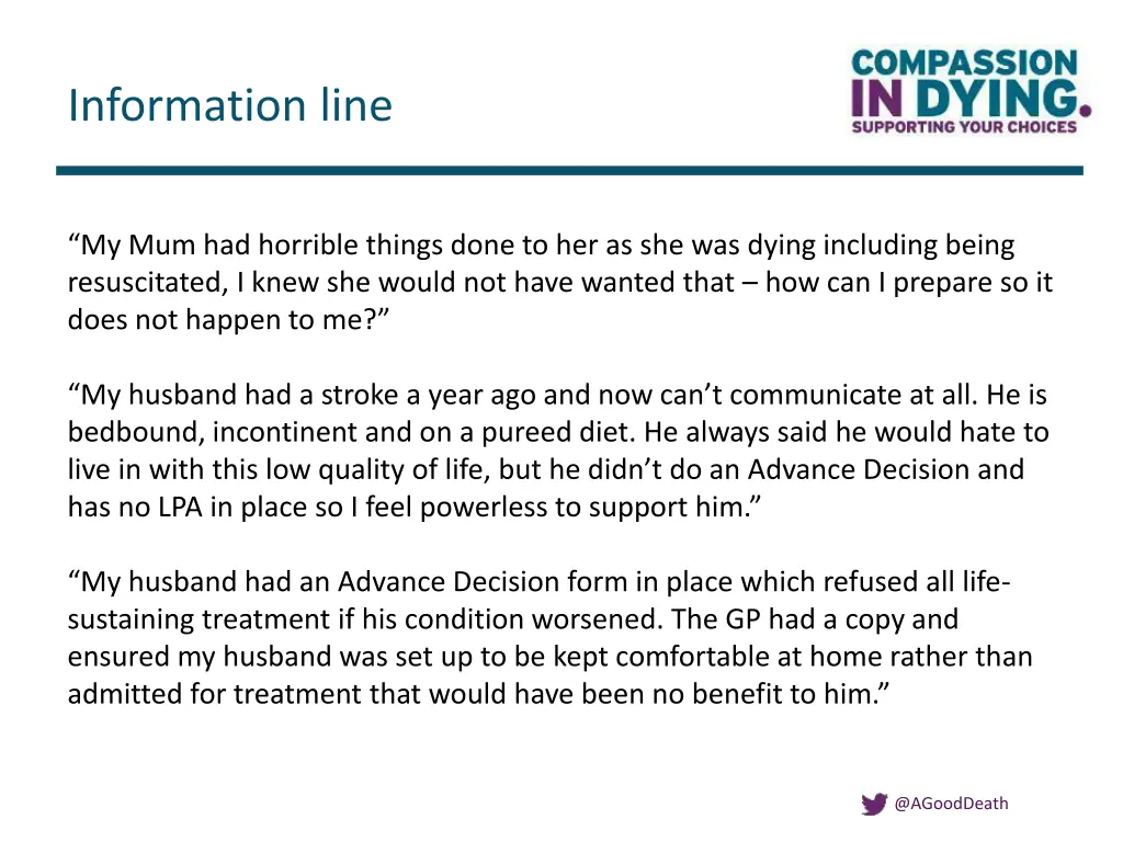 information line