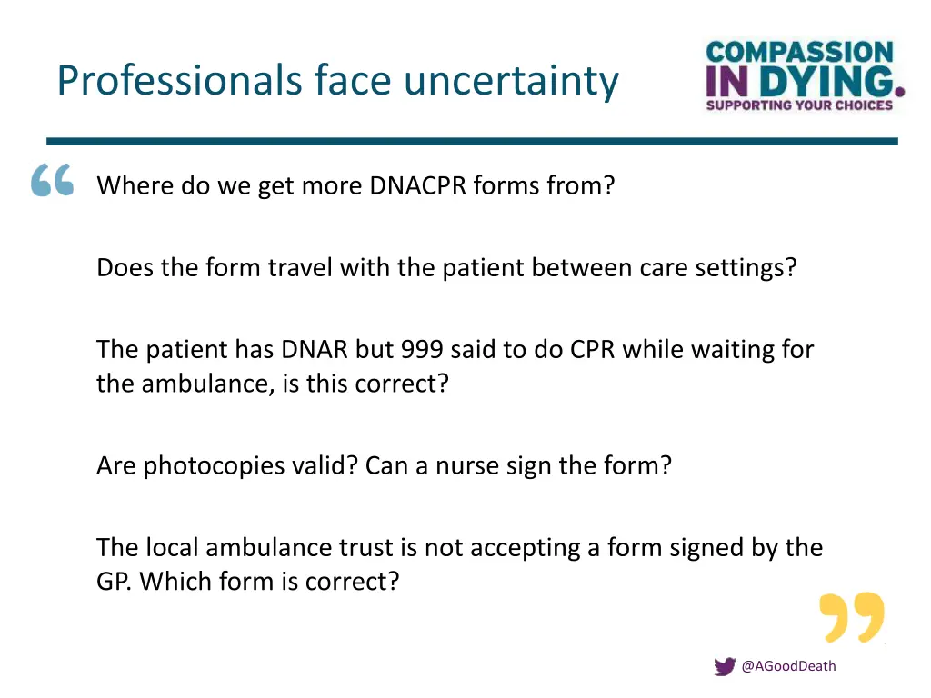 professionals face uncertainty