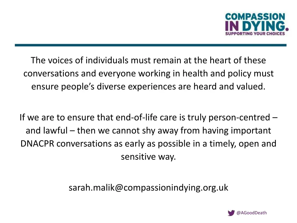 the voices of individuals must remain