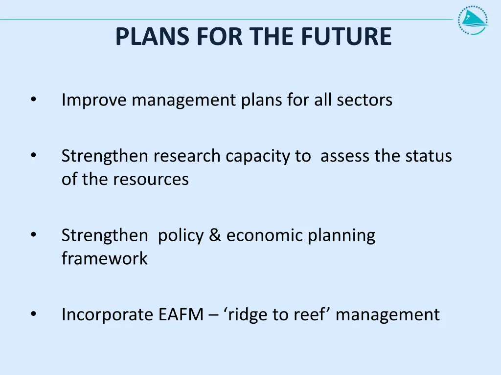 plans for the future