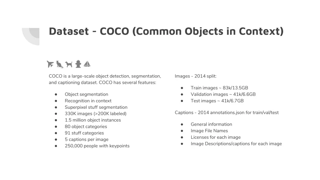 dataset coco common objects in context