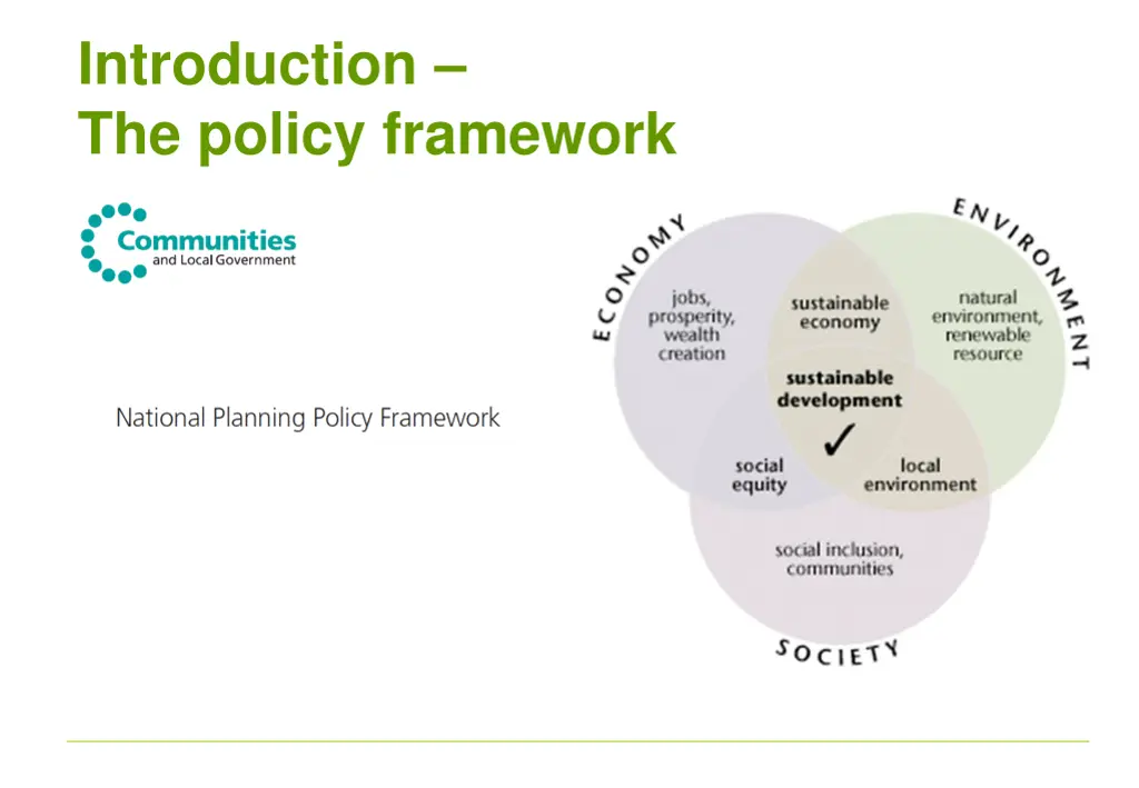 introduction the policy framework