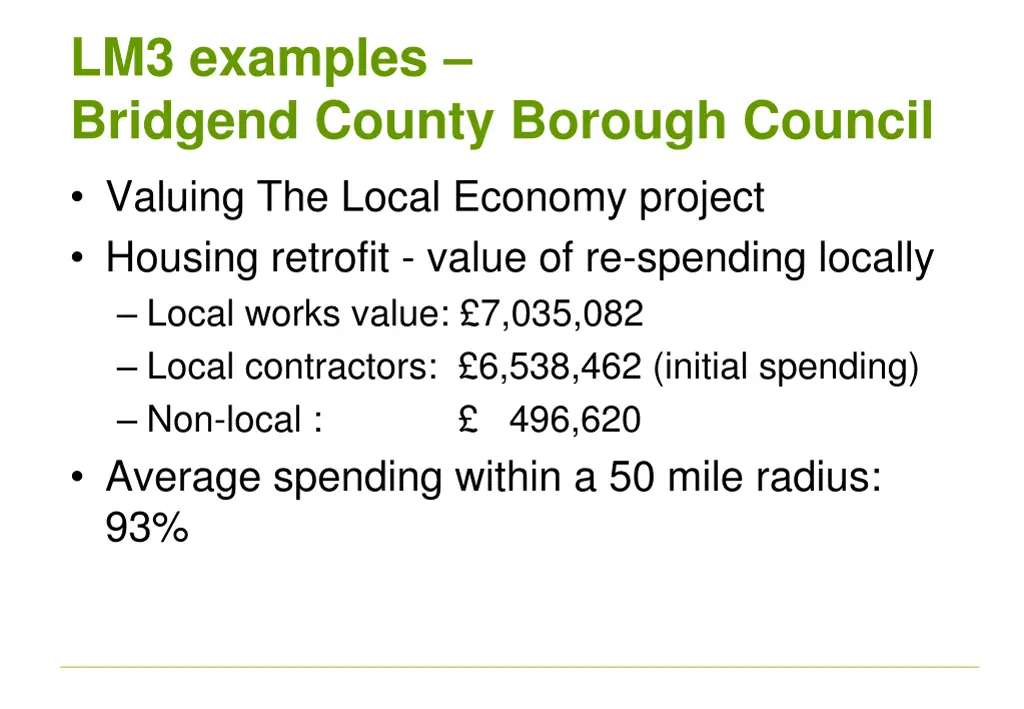 lm3 examples bridgend county borough council