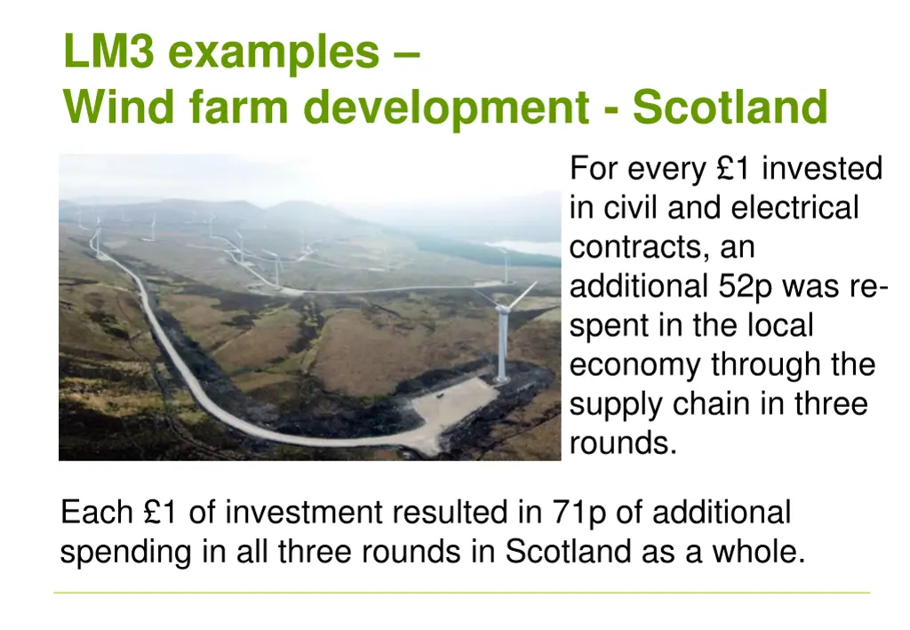 lm3 examples wind farm development scotland