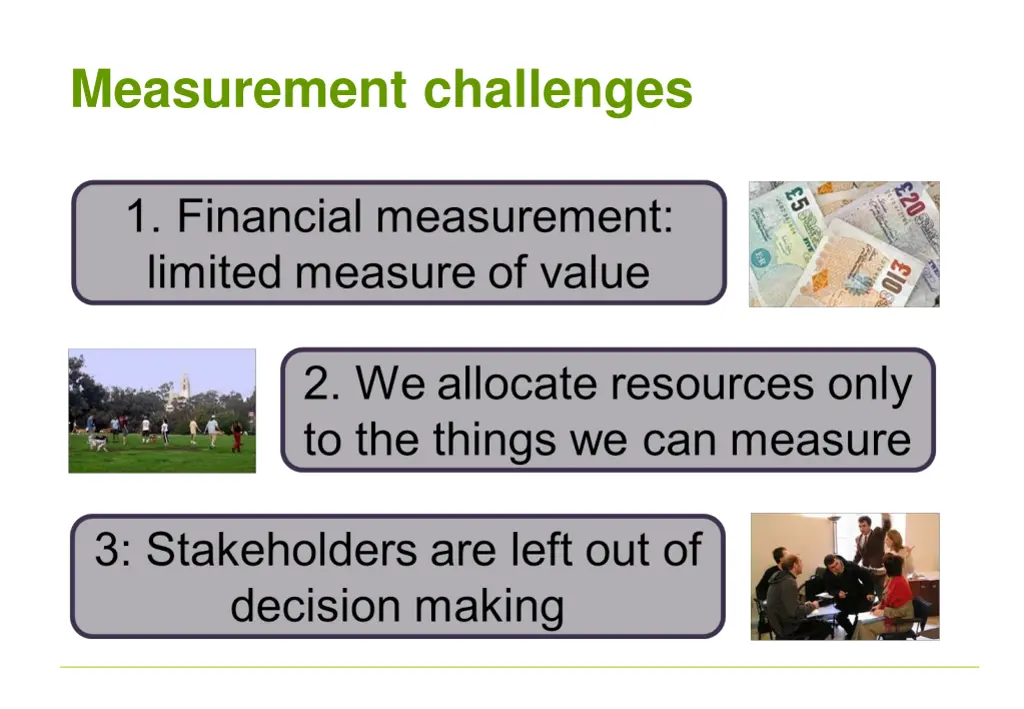 measurement challenges