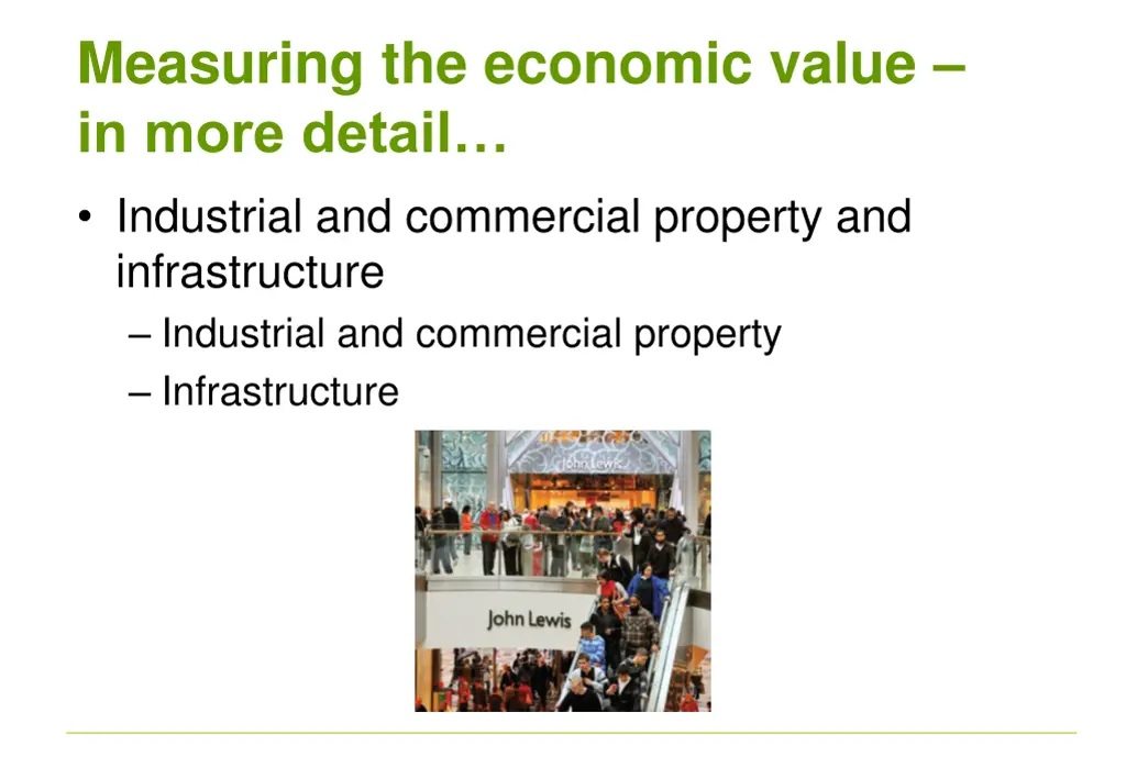 measuring the economic value in more detail 1