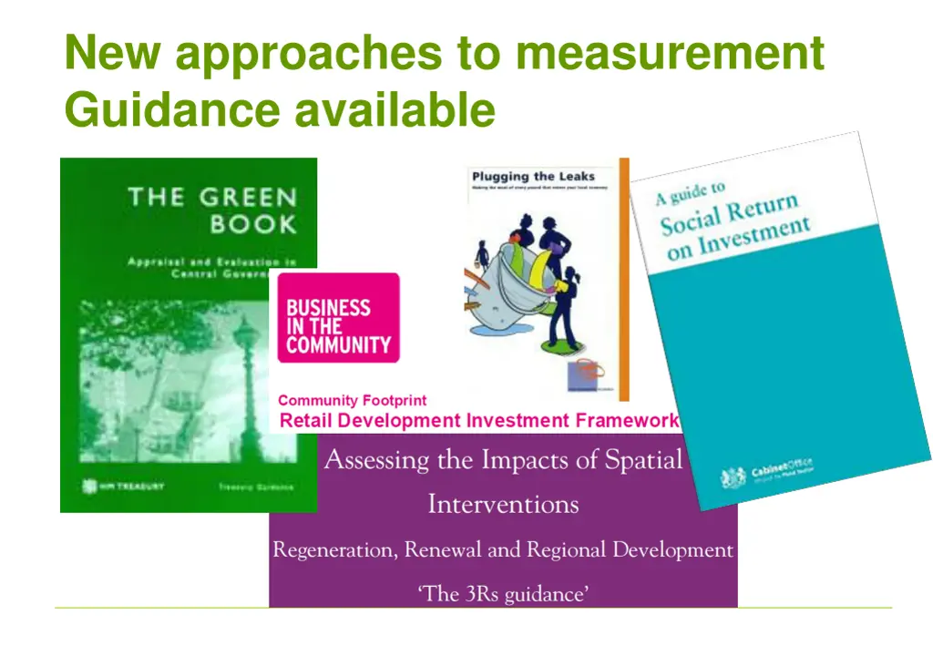 new approaches to measurement guidance available
