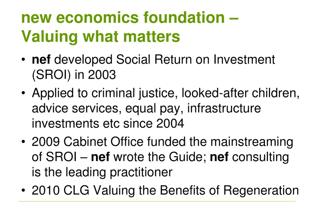 new economics foundation valuing what matters