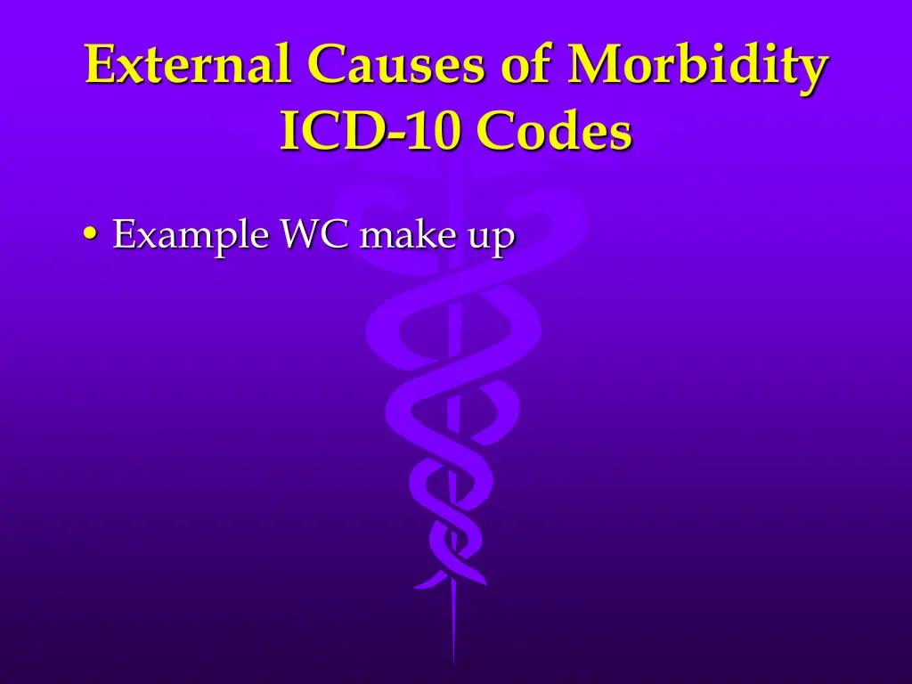 external causes of morbidity icd 10 codes 3