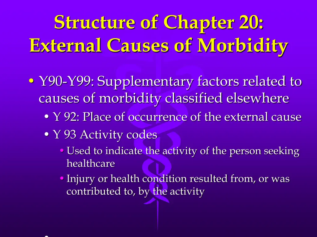 structure of chapter 20 external causes 1